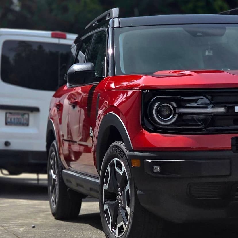 a shiny vehicle exterior