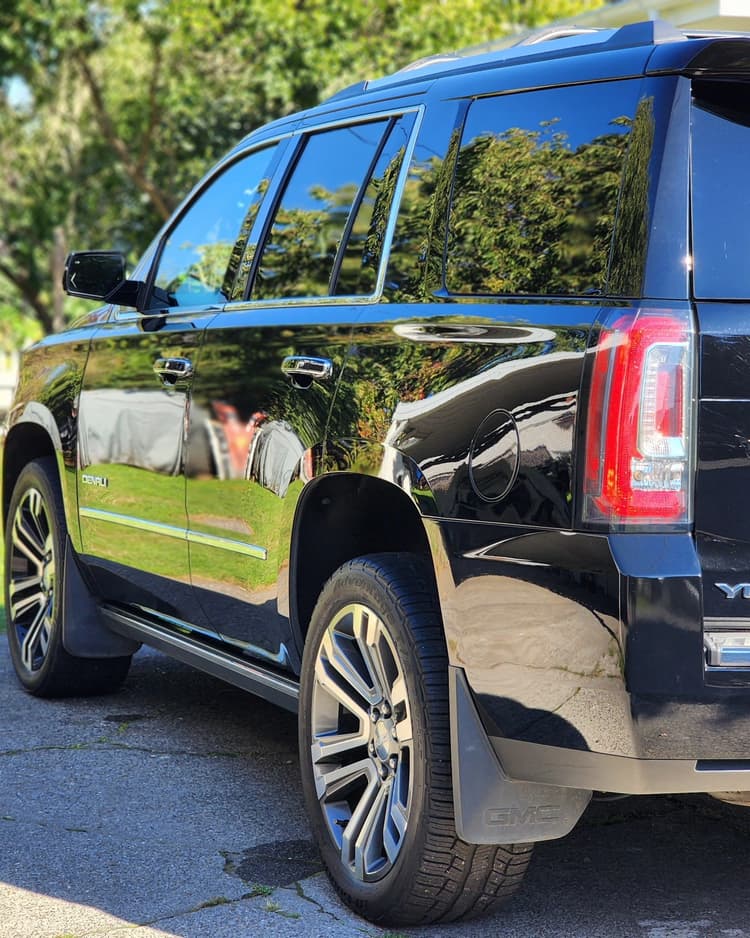 a sparkling clean vehicle
