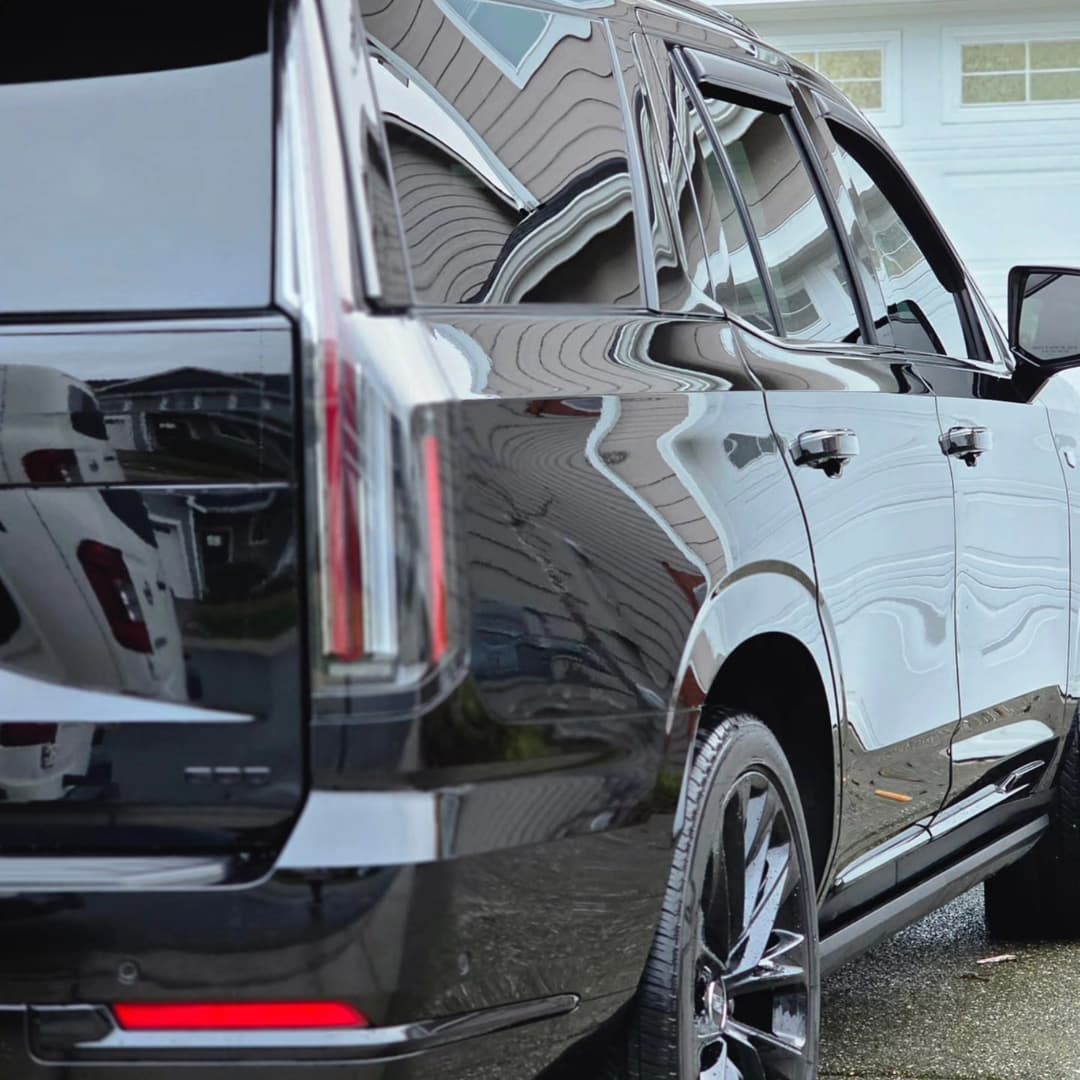 a shiny vehicle exterior