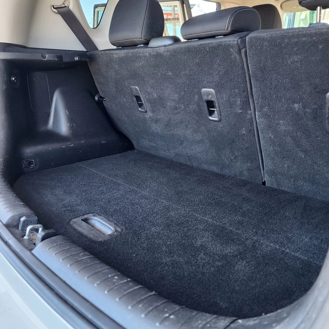 clean carpeted vehicle interior
